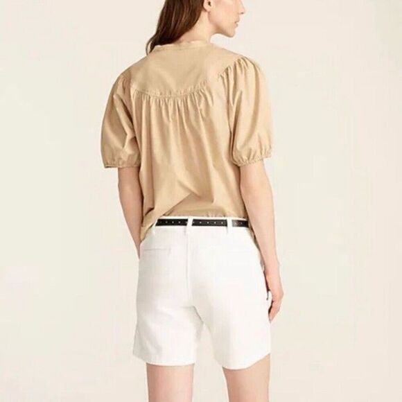J. Crew 7" stretch chino short in White Size 12 NWT H5809 - Picture 2 of 11